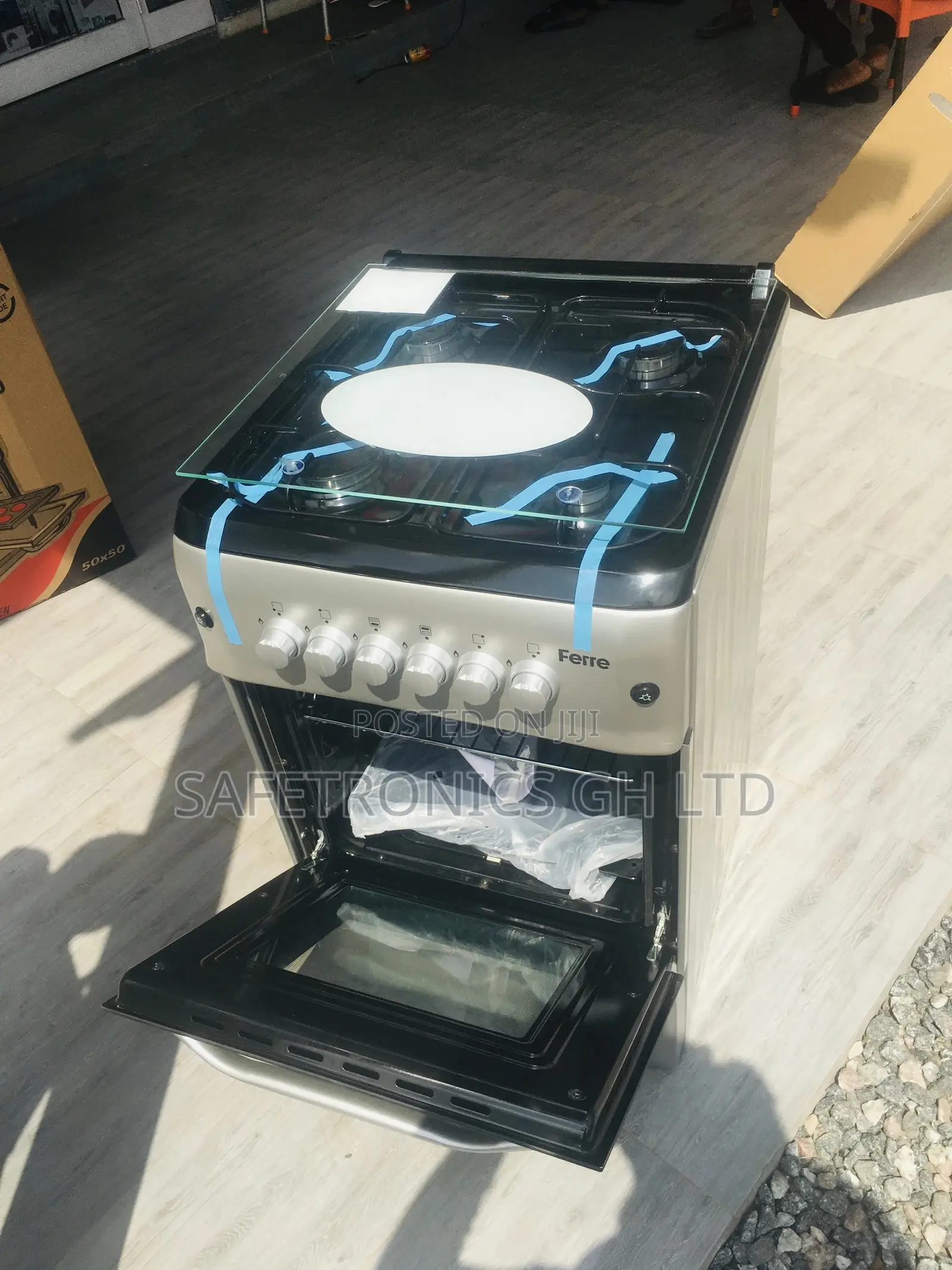Great Oven Grill 4 Gas Burner Volcano 50x50