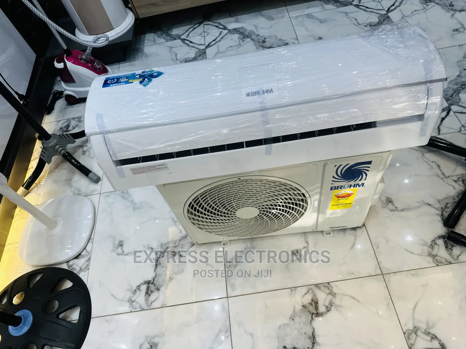Unique White 1.5hp Split R410 Gas Bruhm