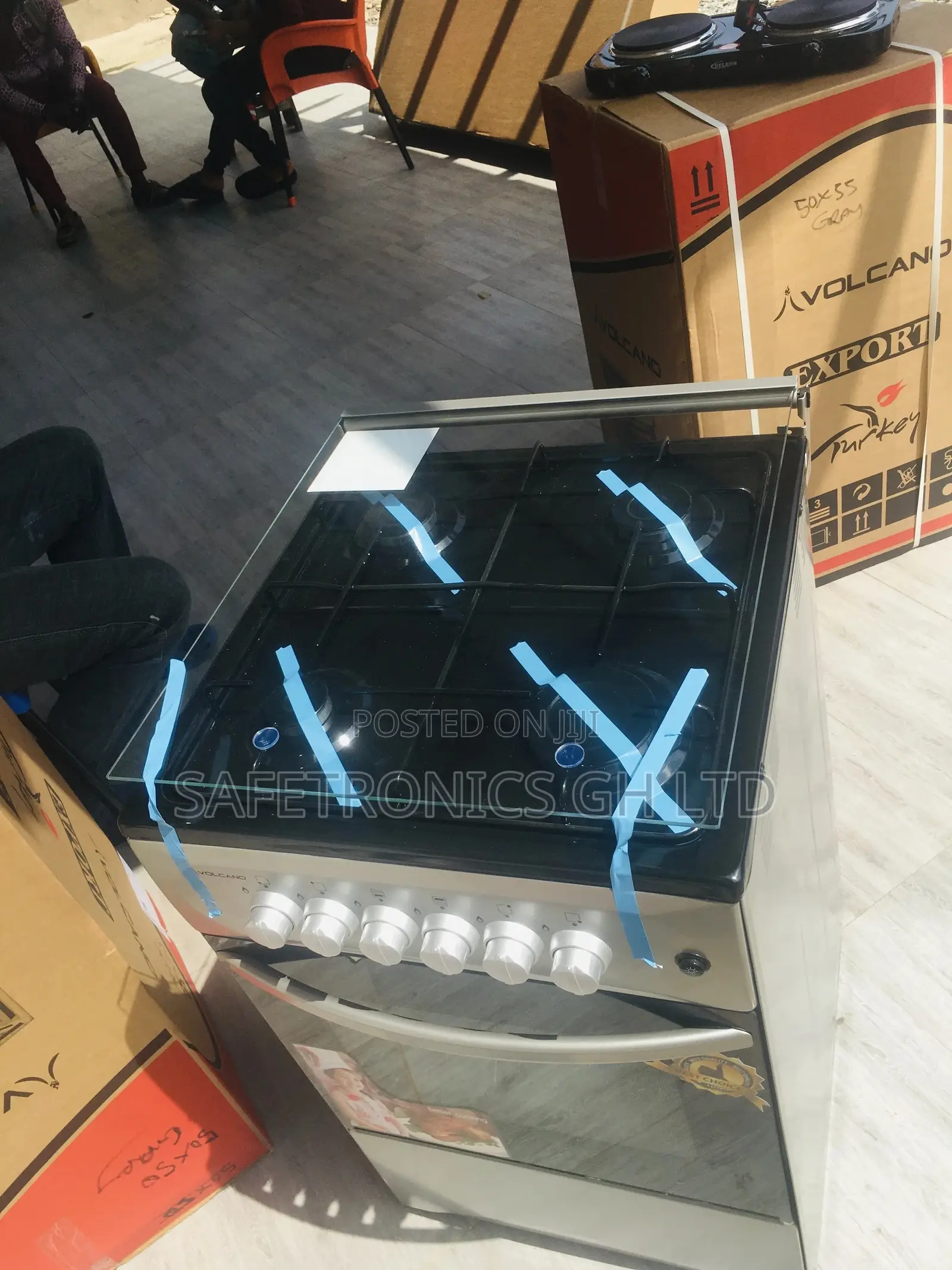 Best Quality Volcano 50x55 4 Gas Oven With Grill