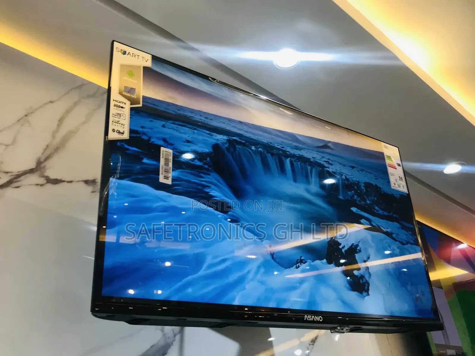 Bluetooth UHD Smart Asaon 55 Inches LED Glossy Tv