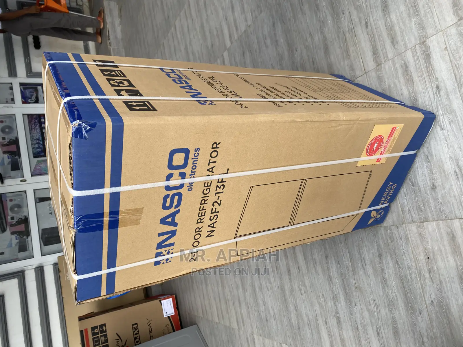 Extremely Chilling Nascodf2-13 FL Double Door Refrigerator.