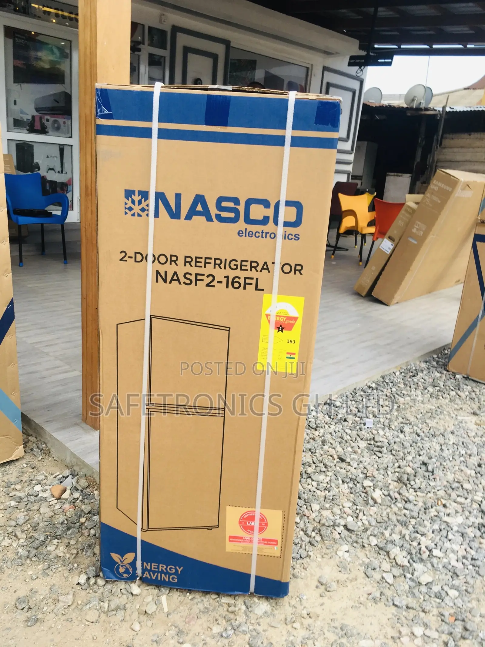 Eco Friendly Nasf2-16fl Doubledoor Fridge Topfreezer
