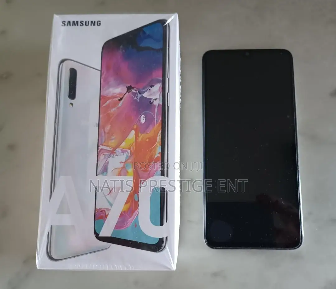 New Samsung Galaxy A70 128 GB Black