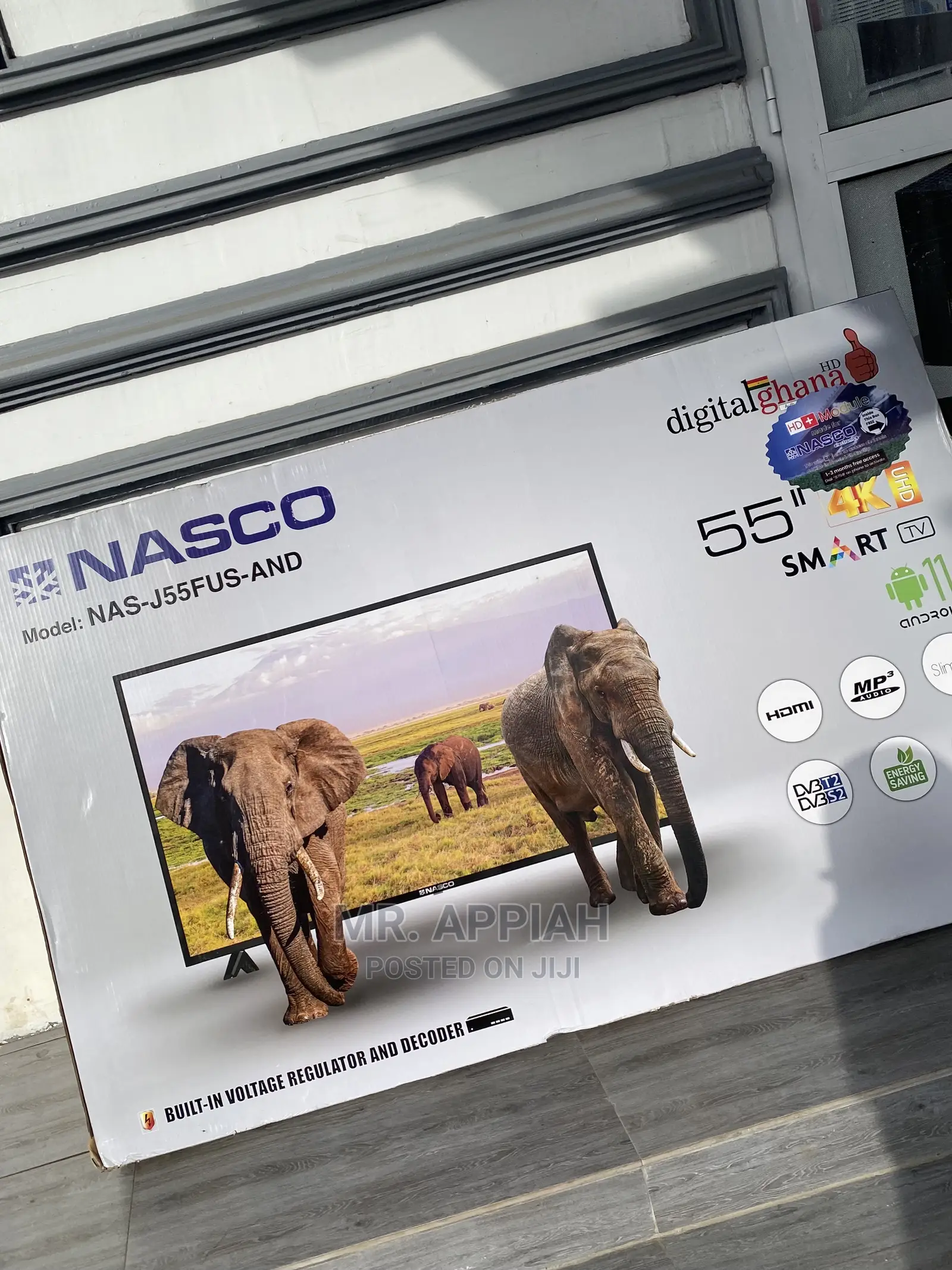 Get a Discount on Nasco(NAS-J55fus-And)55” Satelite Smarttv
