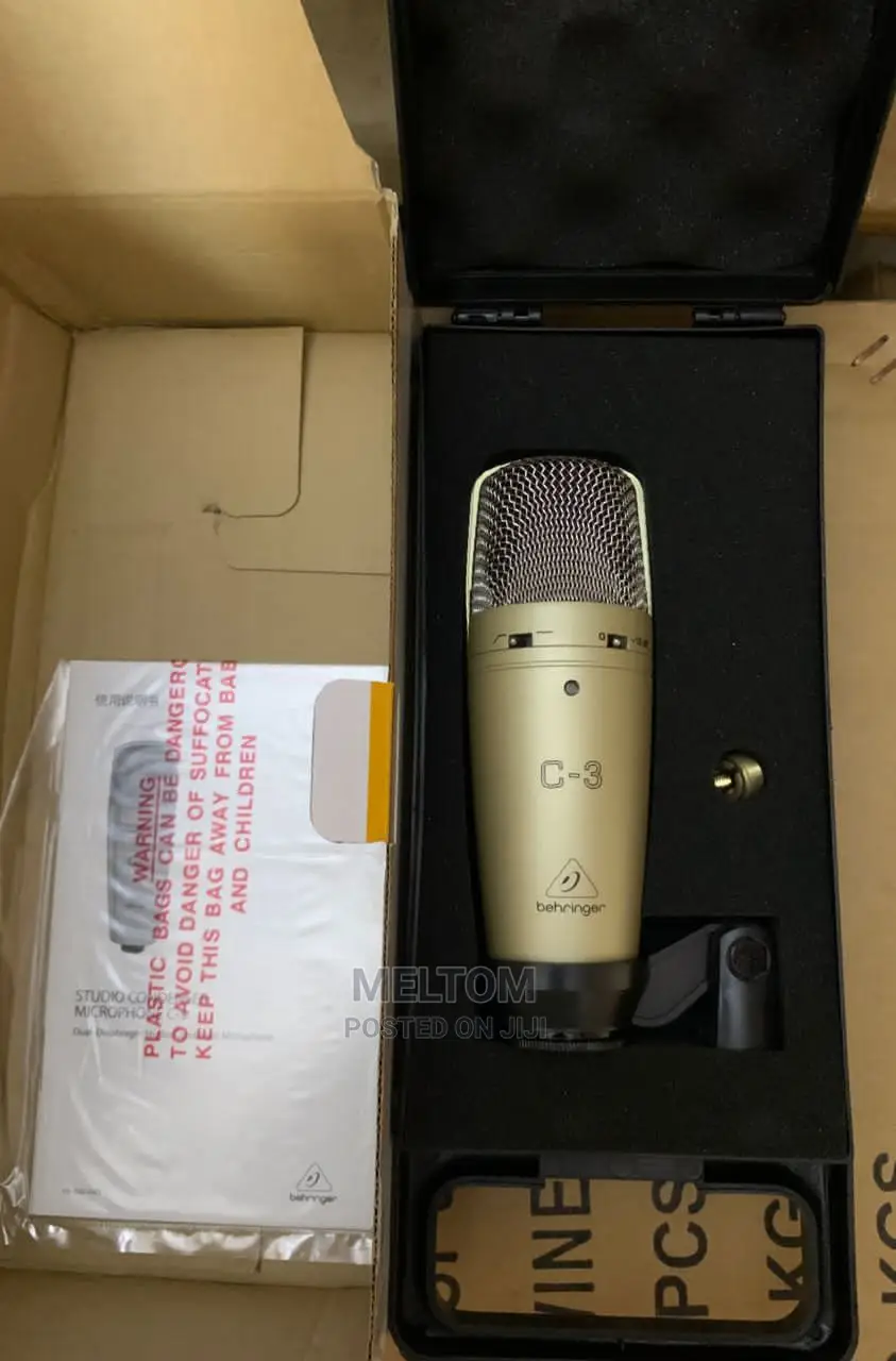 Behringer C-3 Studio Condenser Microphone.