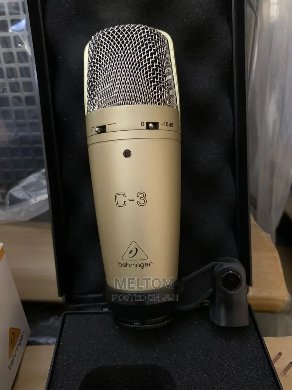 Behringer C-3 Studio Condenser Microphone.