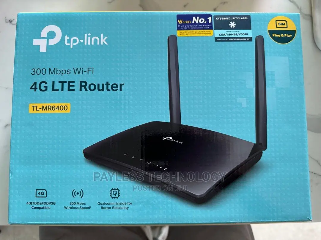 Tp-Link TL-MR6400 4G LTE Wireless Router