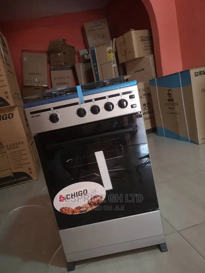 Chigo 50x50 Auto Ignition 4 Burner ~ Nice Blue Flame