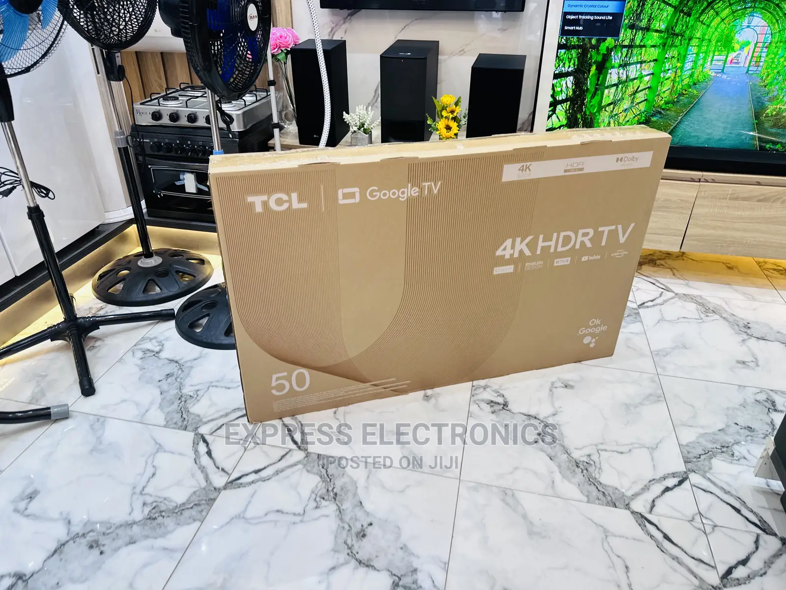 Original Sleek Slim TCL UHD Android 50”P635