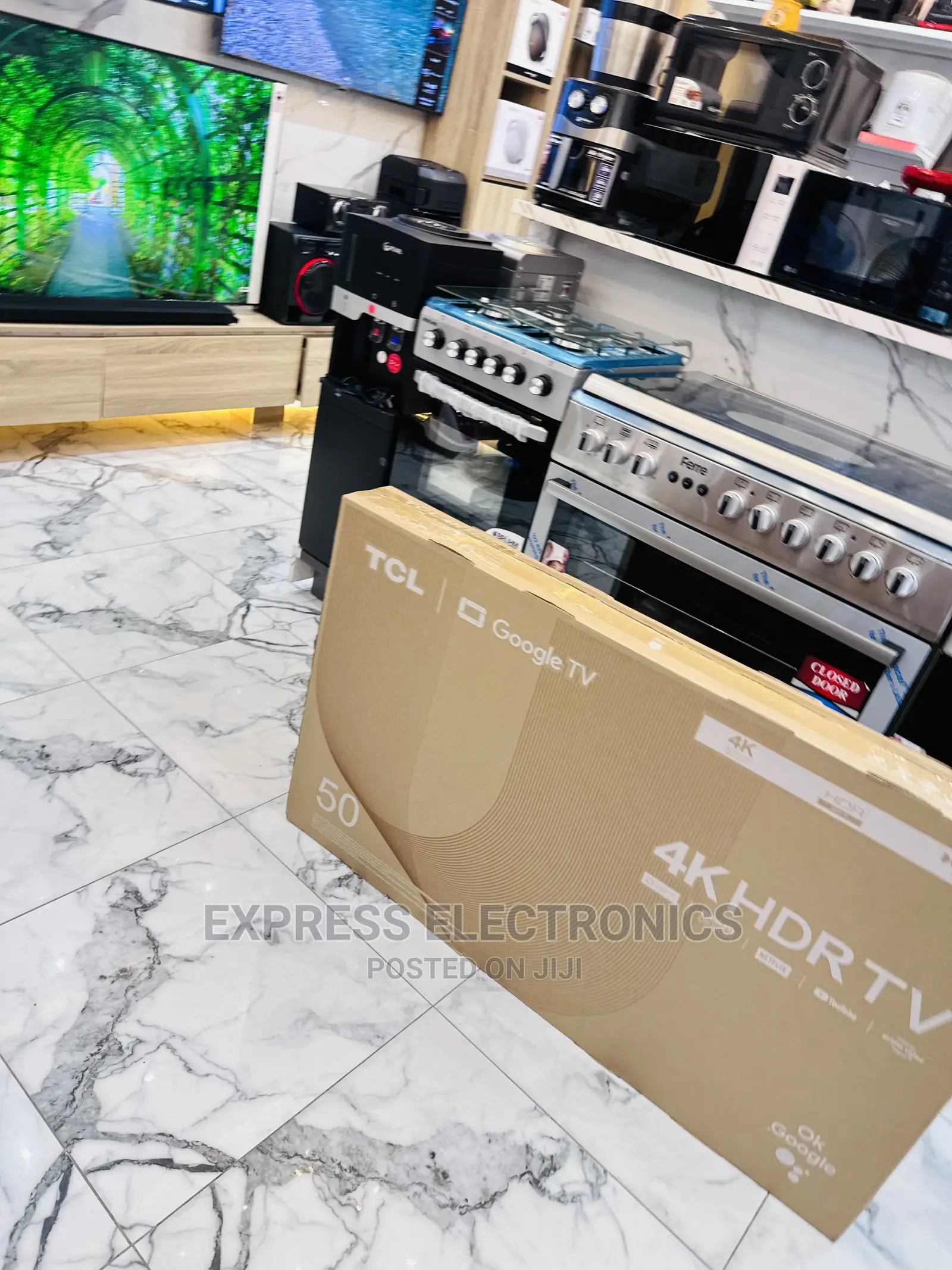 Elegant Design UHD Smart Android 50”P635 Tv TCL