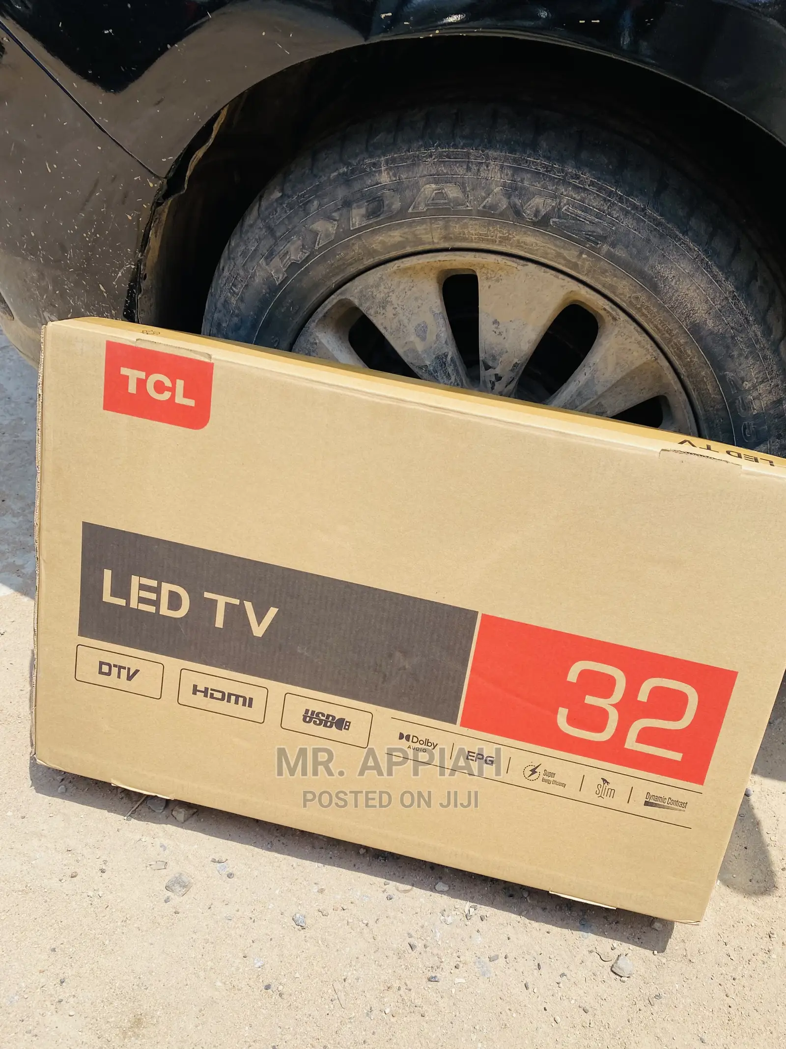 Durable Affordable 32D3200 TCL Hd LED Tv (Black)32 Inch.