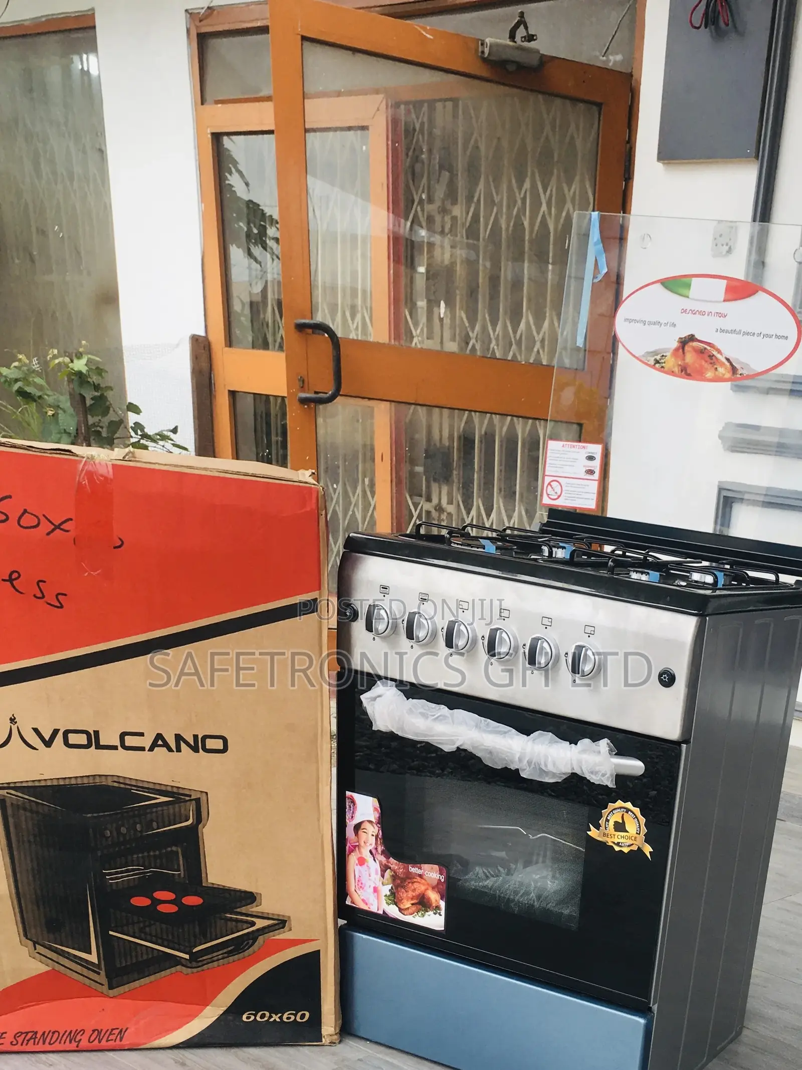 Best Gas Cooker Oven With 50x60 Volcano 4 Burner