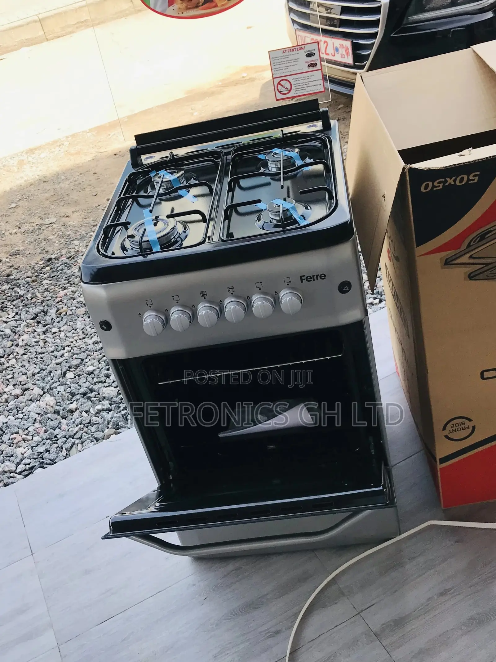 Smart Reliable Volcano 4 Gas 60x60 Oven With Grill Cooker