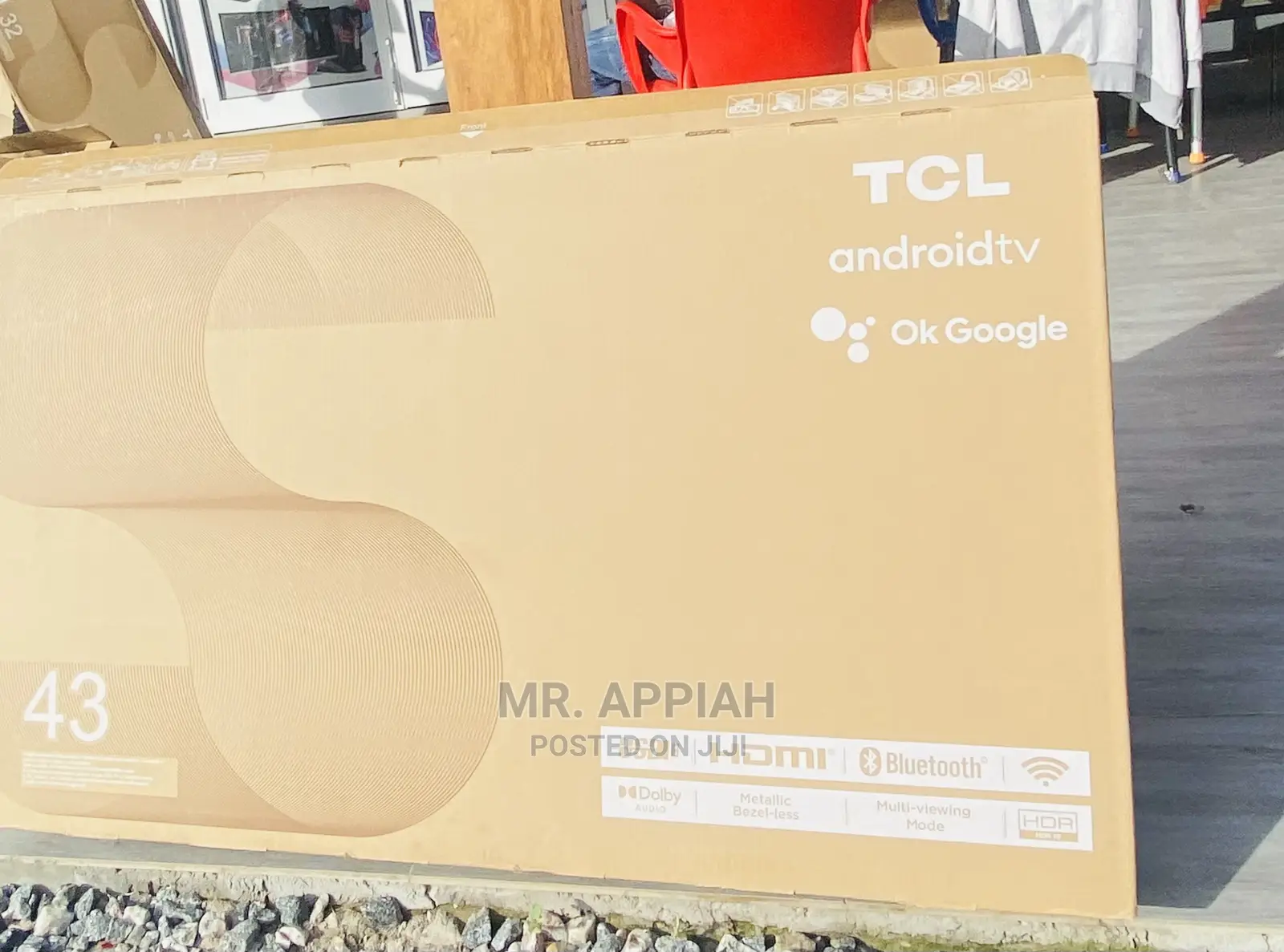 Energy Saving TCL 43 Inch 43s5400 Smart LED Tv(Black).