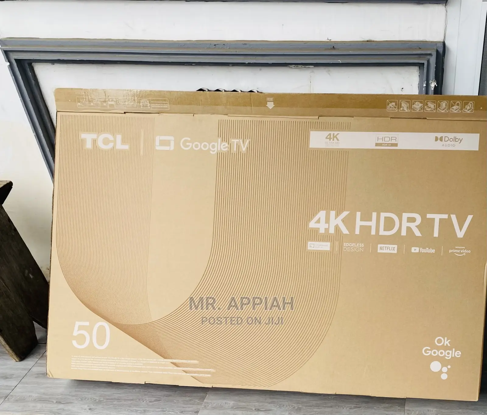 Slim-Sleek Design TCL 50 Inch HDR Smart Google Tv 50p636