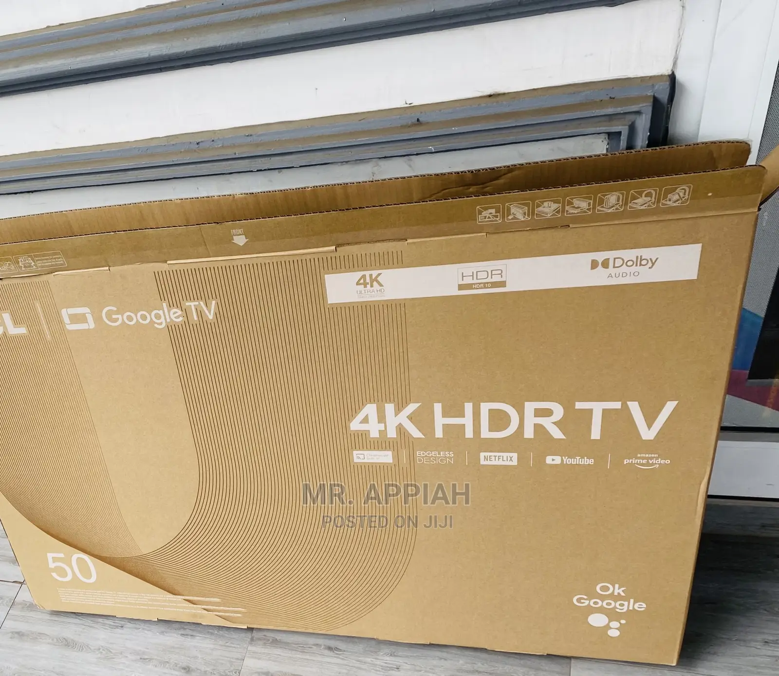 High Efficiency TCL 50”50p636 Google Tv UHD Android Tv 