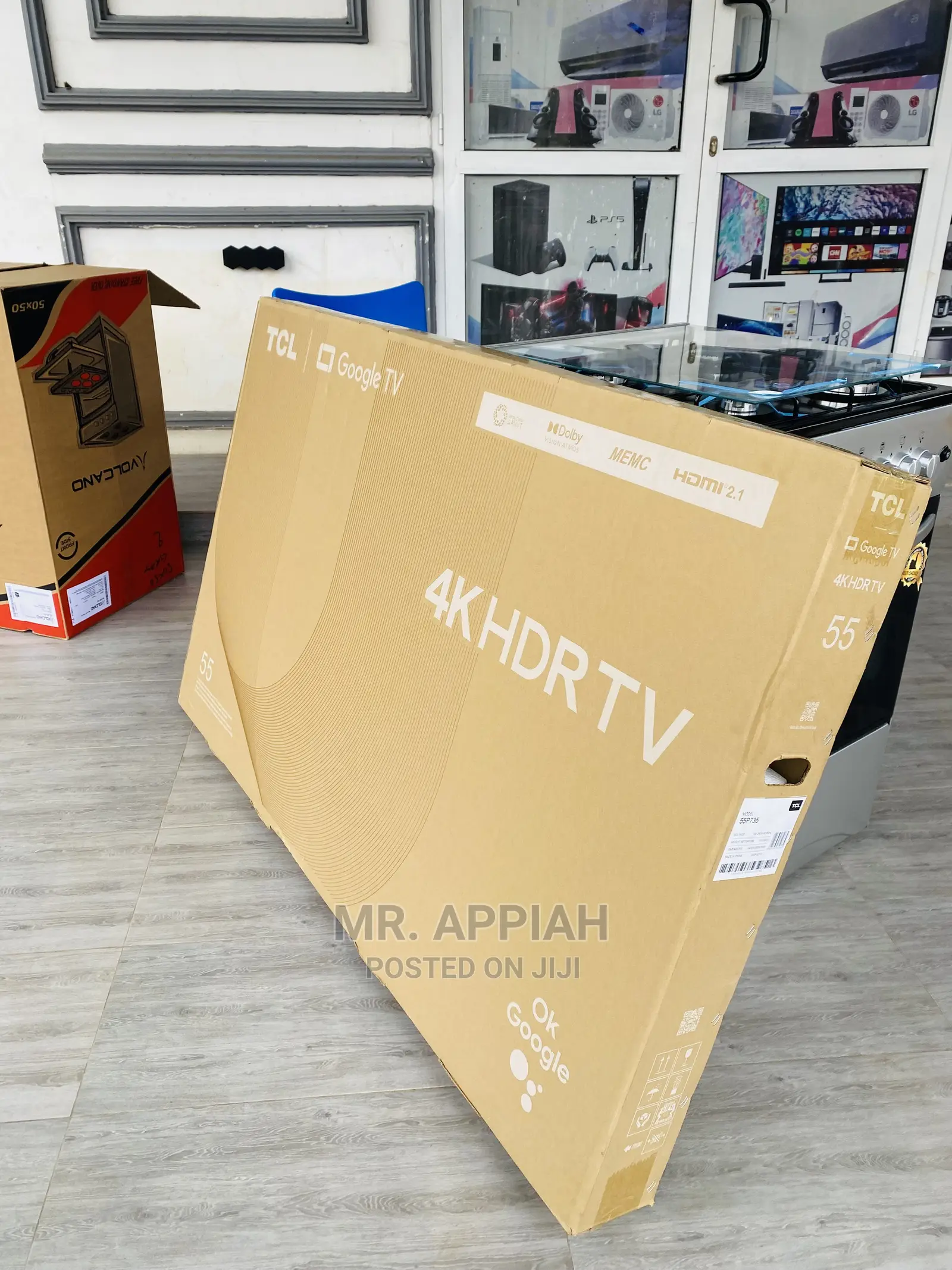 Extra Quality 55 Inch TCL HDR Google Led Tv(55p635)Black