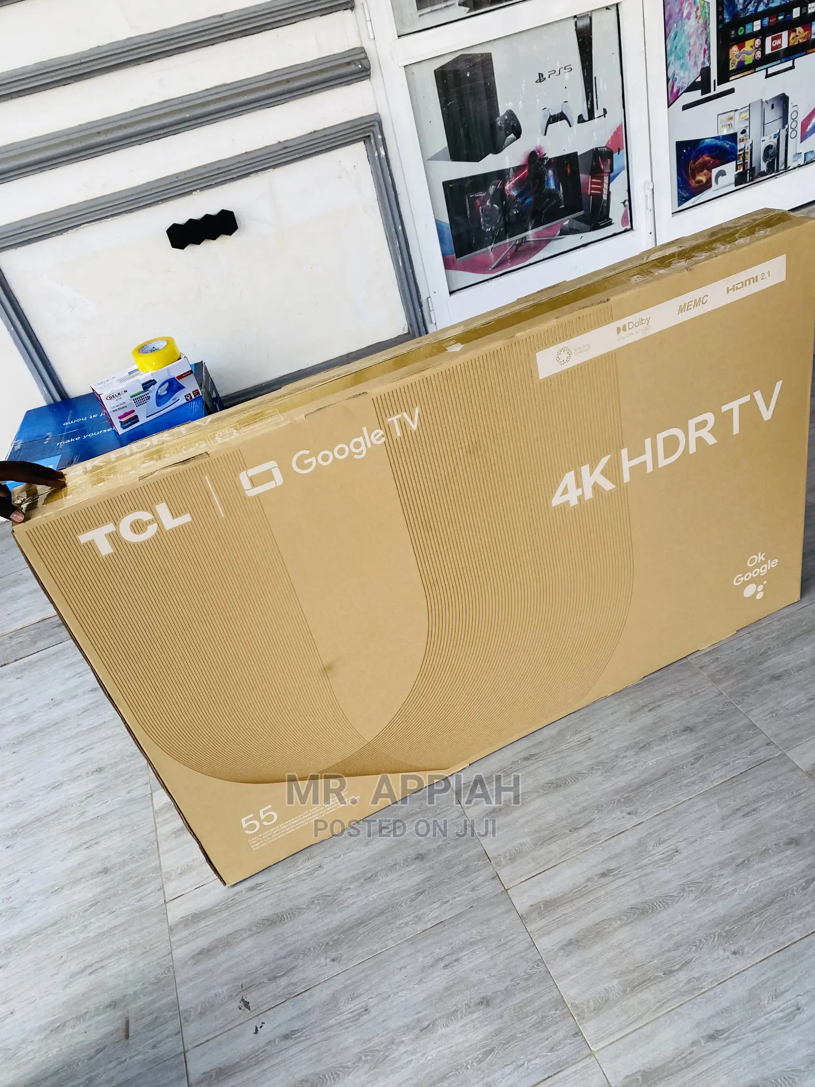 Extra Quality 55 Inch TCL HDR Google Led Tv(55p635)Black
