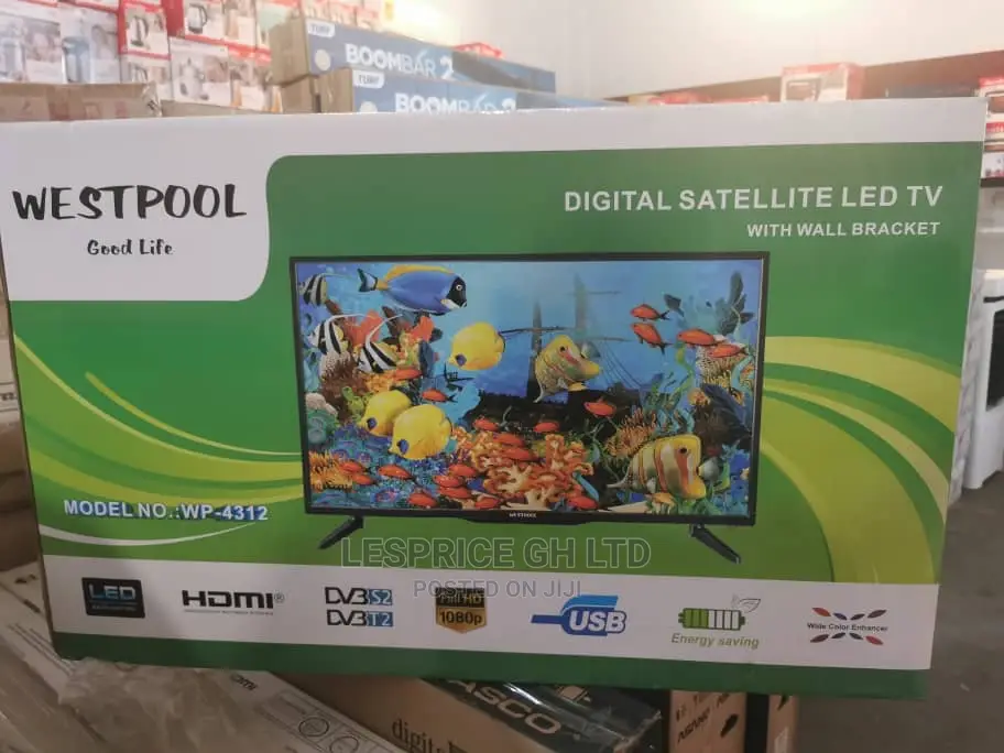 Westpool 43” Led Display Digital Satellite Tv