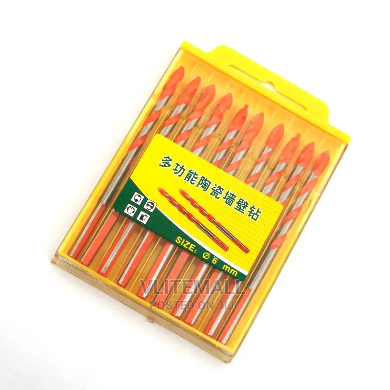 10pcs Multifunction Ceramic 6mm Drill Bits