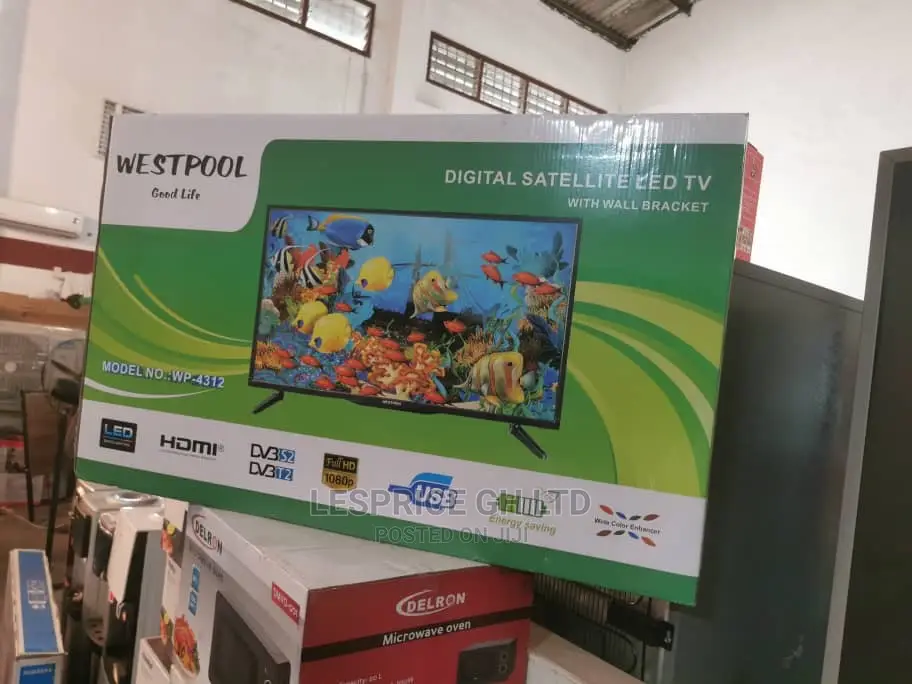 Westpool 43” Digital Satellite Powerful TV