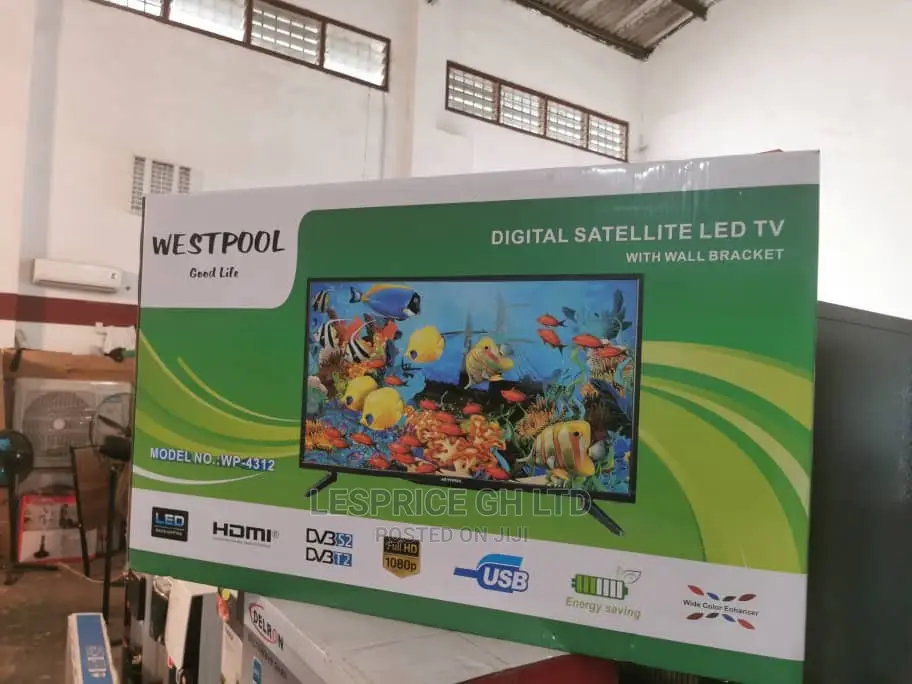 Westpool 1080p 43” DVB S2T2 Television