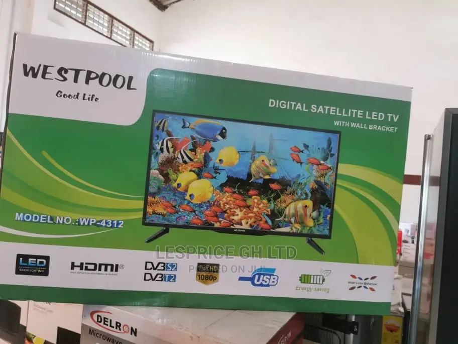 Westpool 1080p 43” DVB S2T2 Television