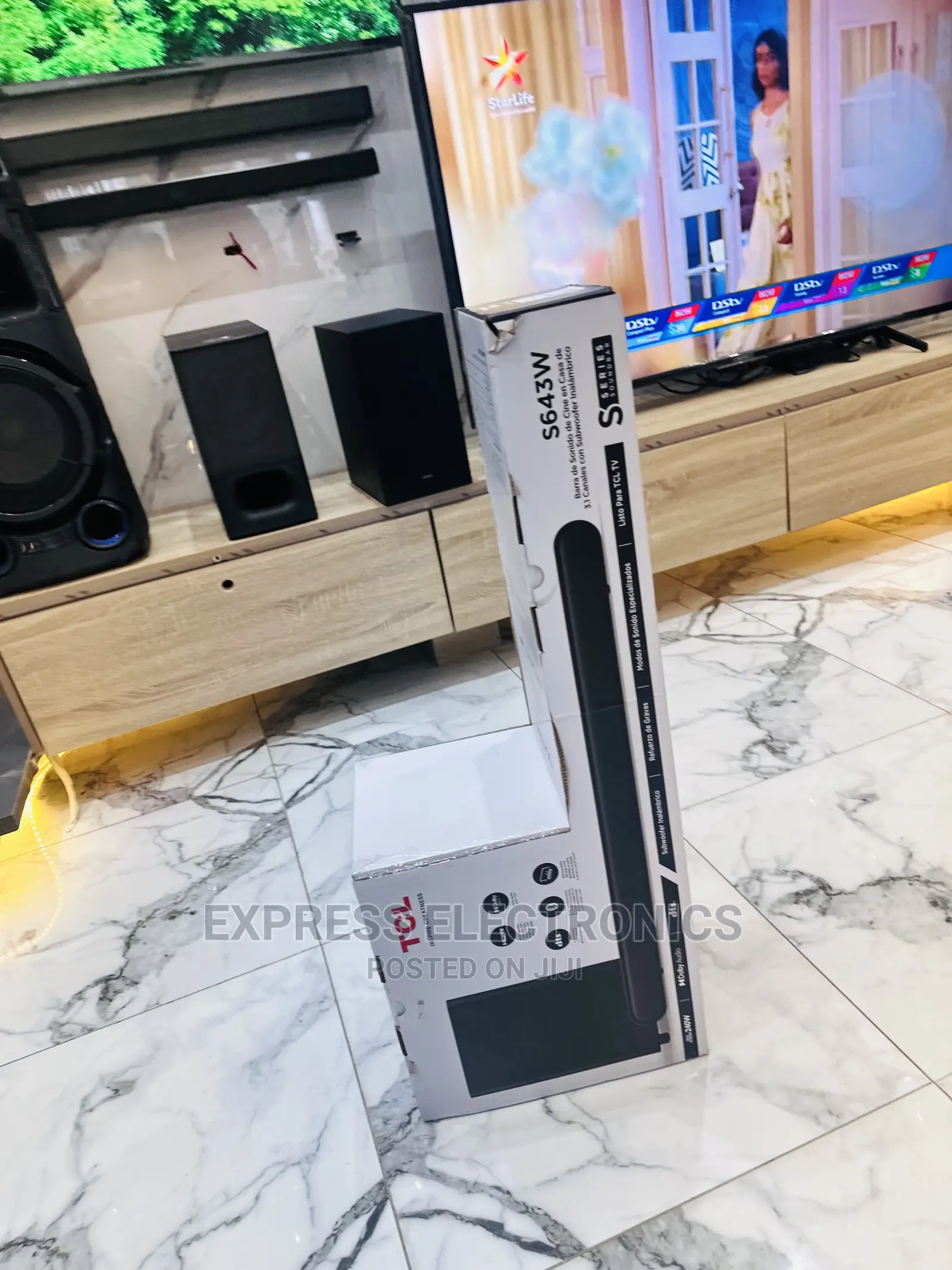New TCL Soundbar With Woofer 240W S643w