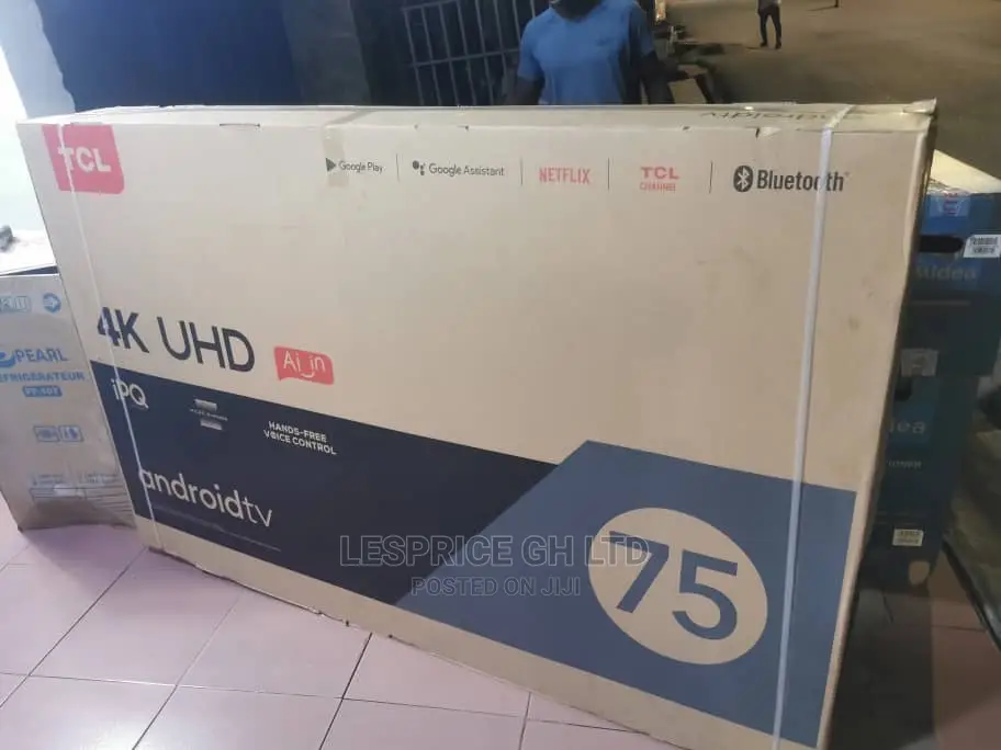 TCL 75” Android Smart 2160p Resolution