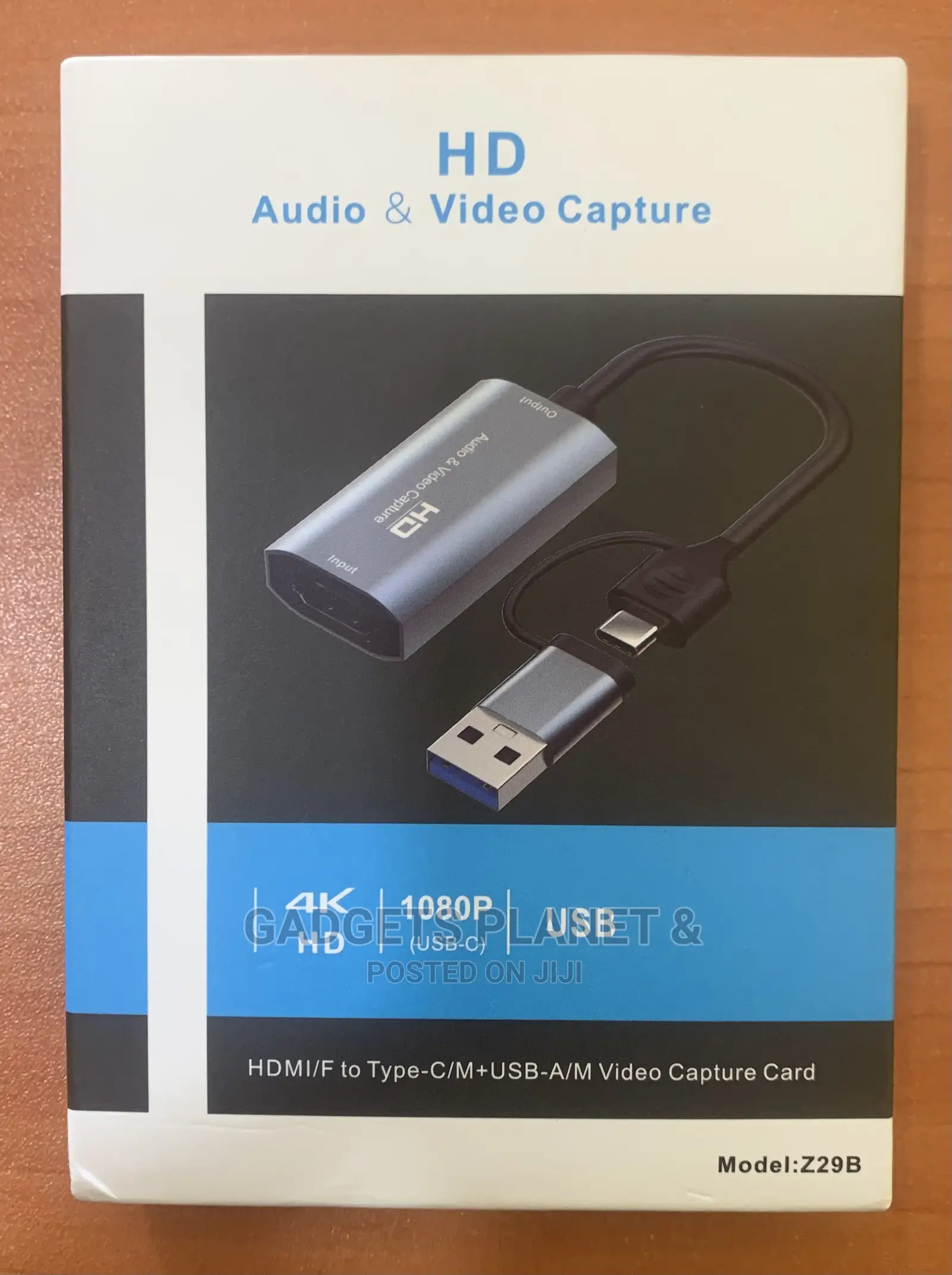 Usb-C/Usb-a to HDMI Video Capture Card - 2 in 1