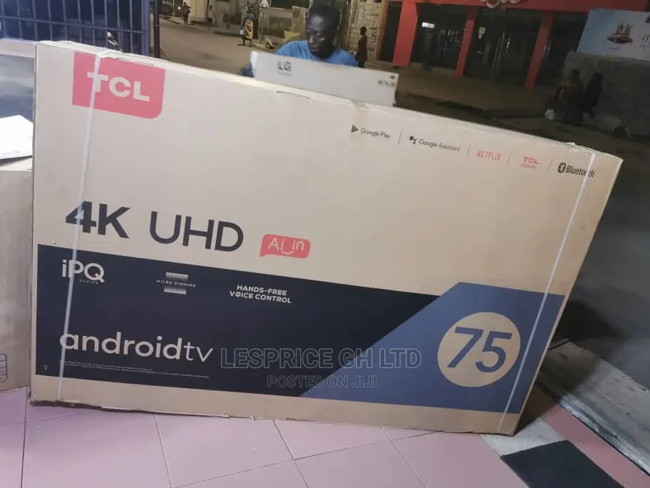 TCL 75” Android 2160p High Resolution Power