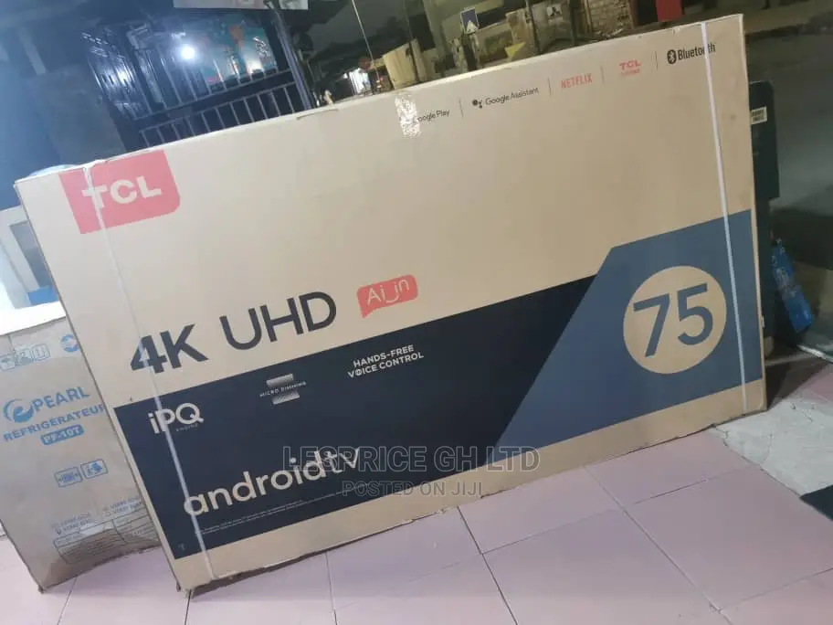 TCL 75” Android UHD High Standard AI TV