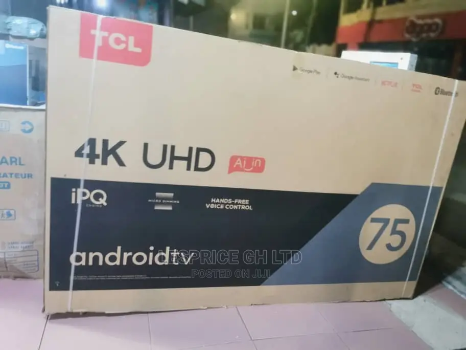 TCL 75”Android Smart TV