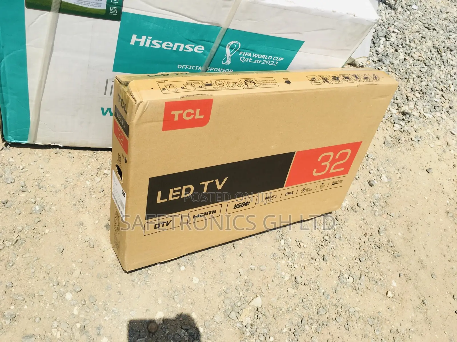 Design Clear D3200 TCL 32 Inches Glossy LED Tv