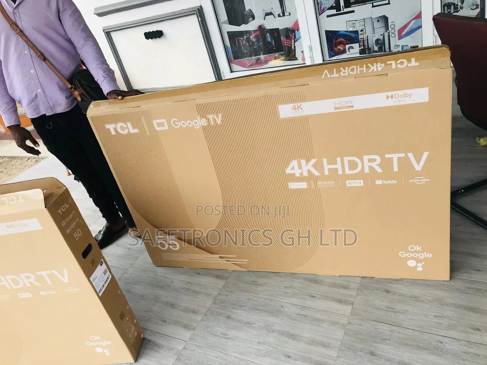 Good Clear 55 Inches Glossy P735 LED TCL HDR Tv