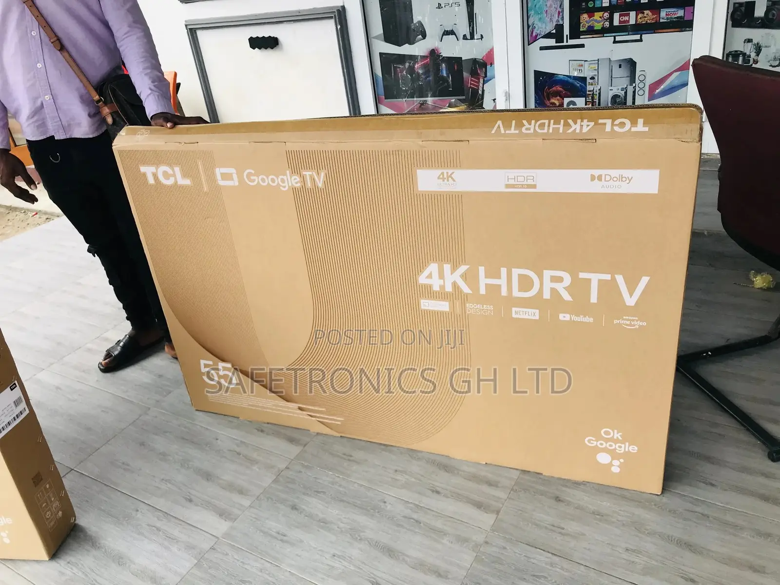 Good Clear 55 Inches Glossy P735 LED TCL HDR Tv