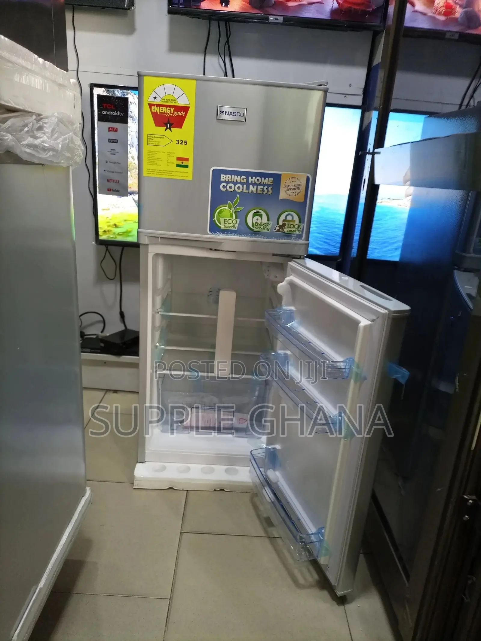 Nasco 2-14dd Fridge / Top Freezer Double Door Fridge