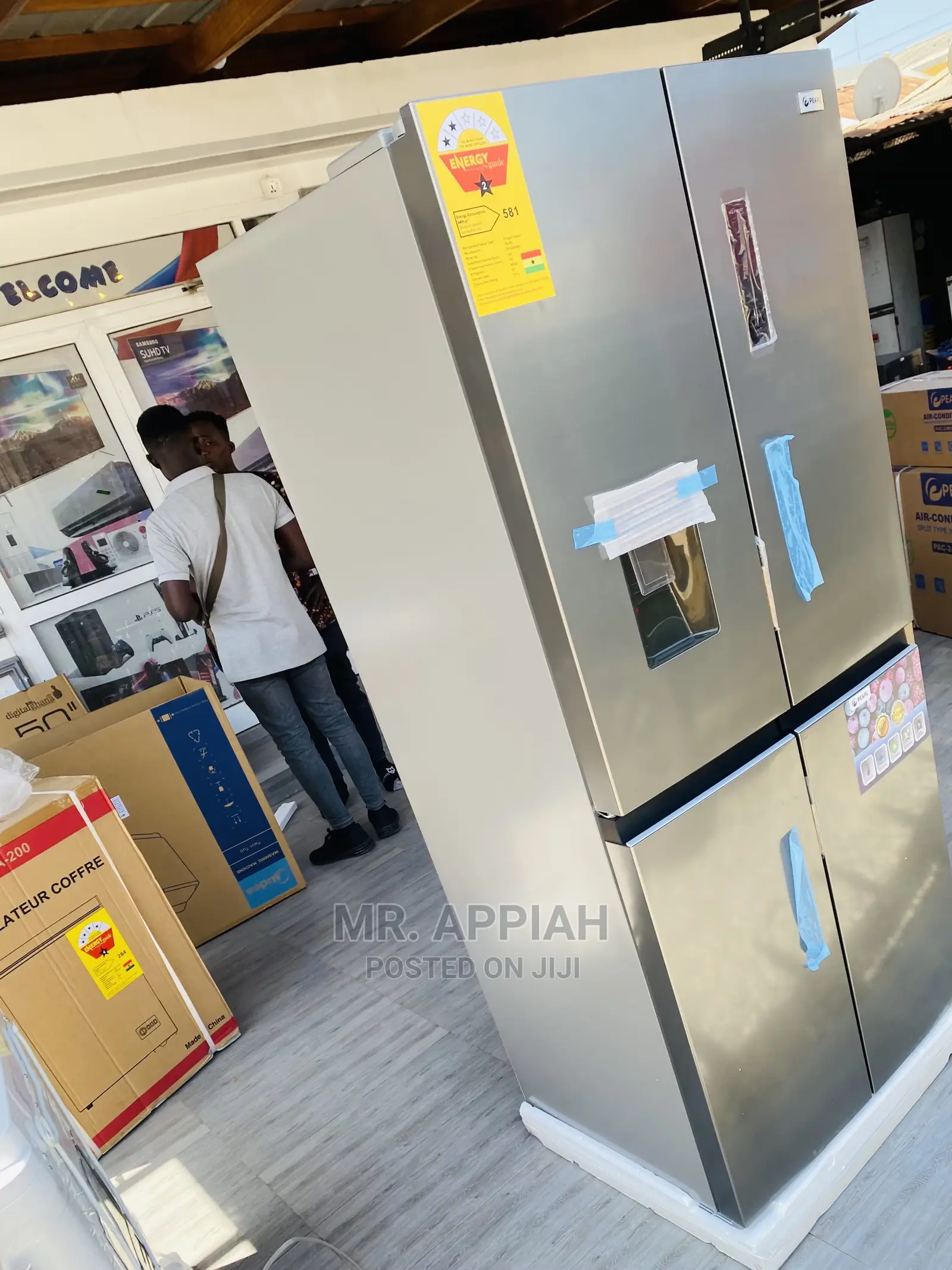 Qualityyetaffordable Pearl 🌟Side By Side Fridge Pf-6141 Ixwd