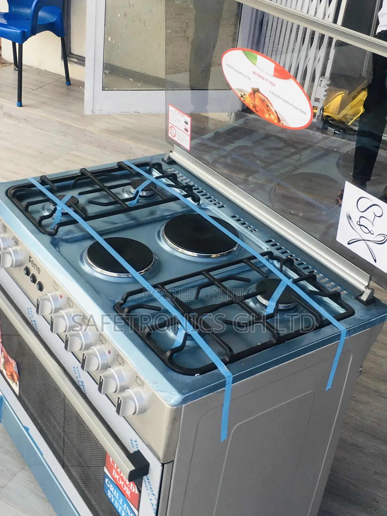60x90  Ferre Oven With Grill 2 Electric 4 Gas