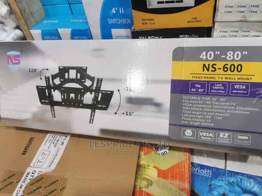 Quality TV Wall Bracket 40”-80” All Types