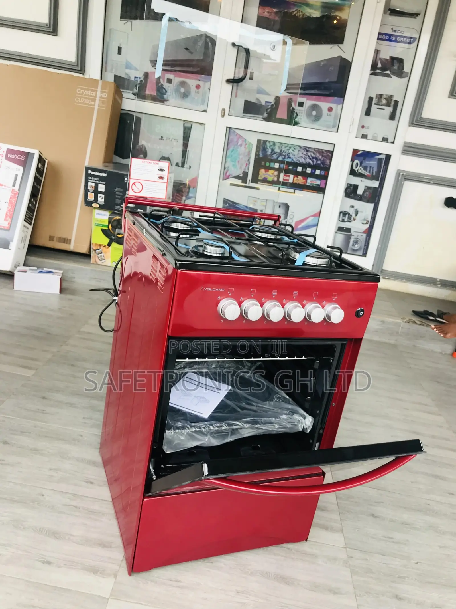 Quality Volcano 4 Gas Oven With Grill 50x50 Cooker