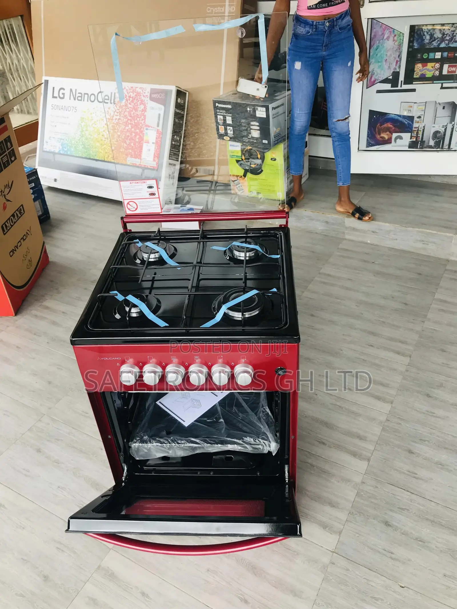 But the Quality Oven With Grill 4 Gas  50x50 Cooker