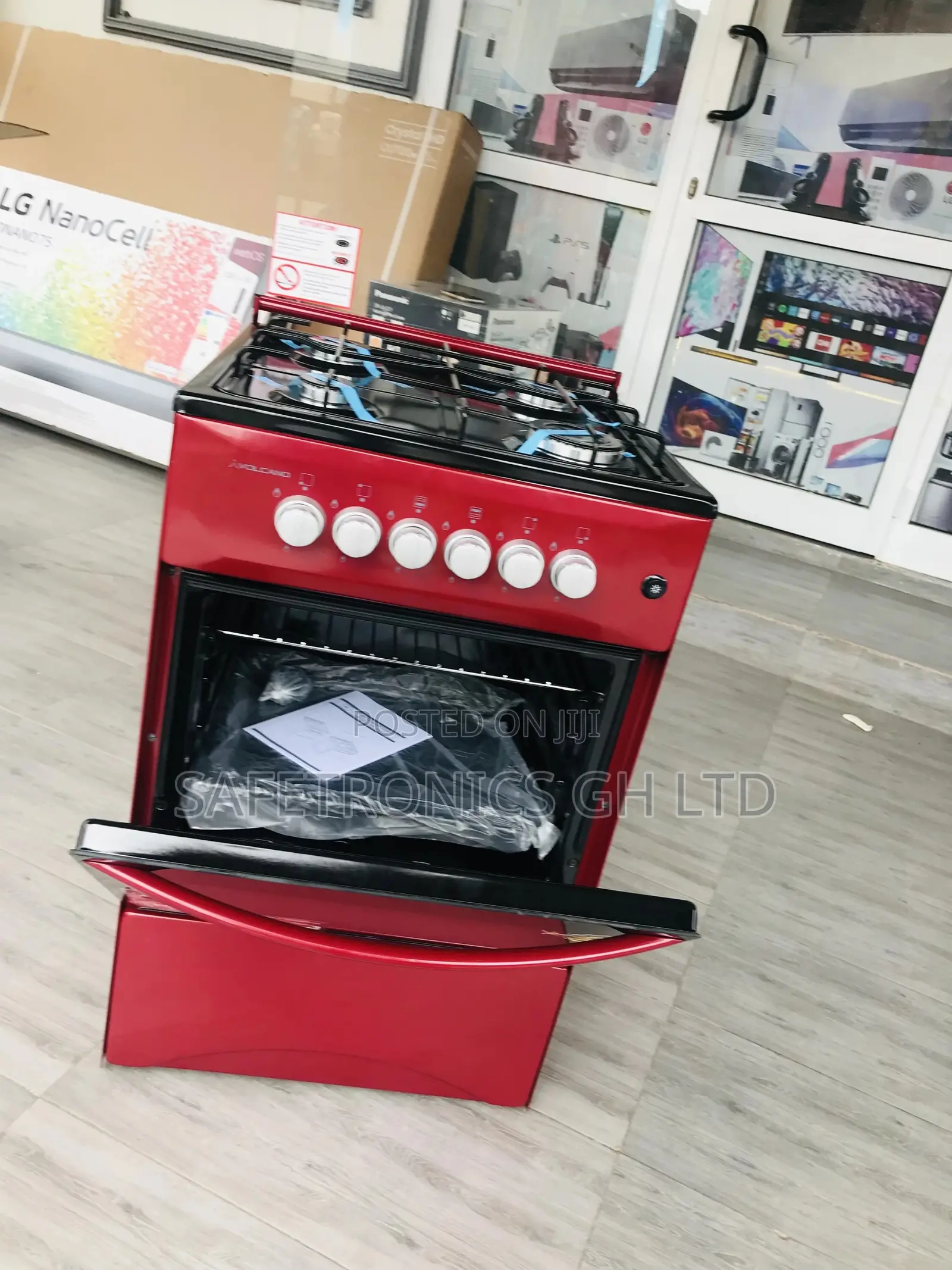New Available Volcano 4 Gas Oven With Grill 50x50