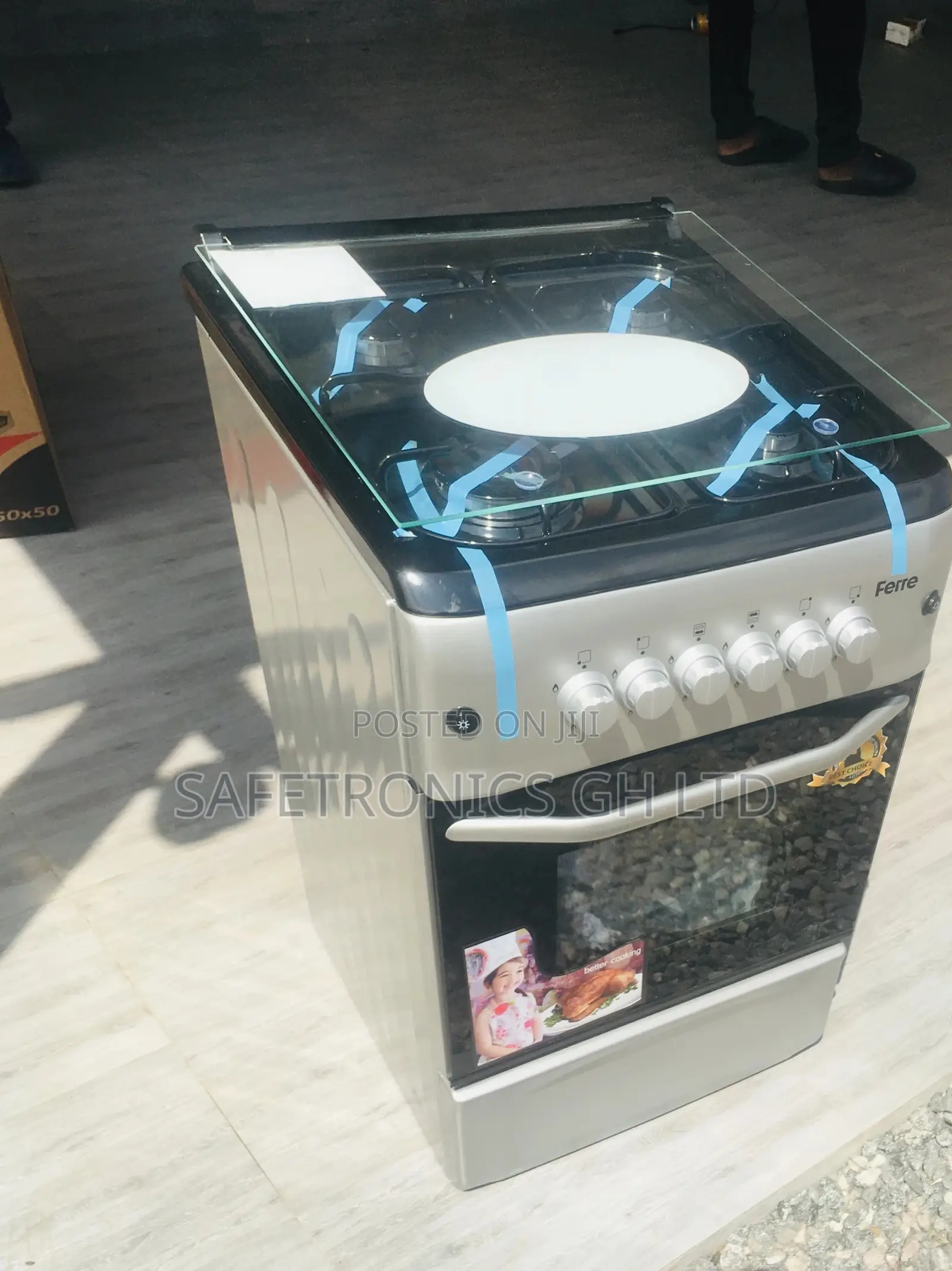 Durable 50x55 4 Gas Burner  Oven With Grill Volcano 