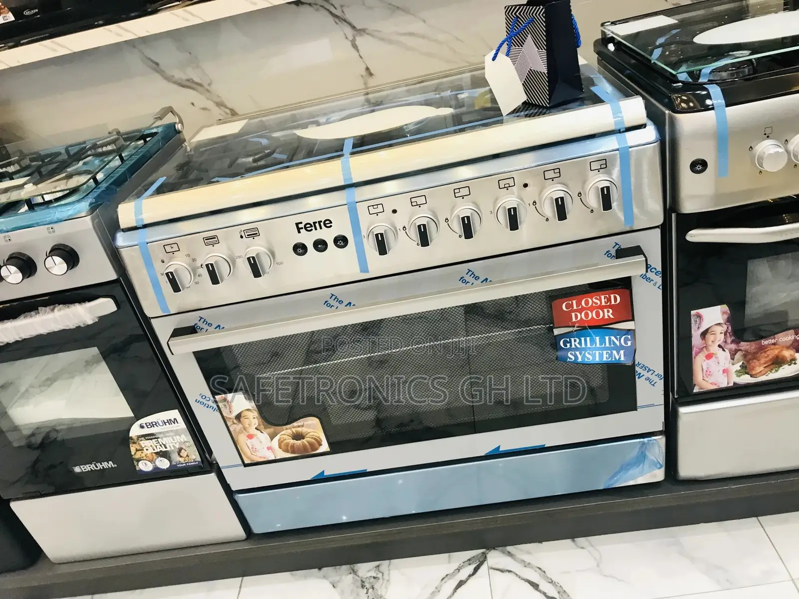 60x90 4 Gas 2 Electric Oven With Grill Original Ferre