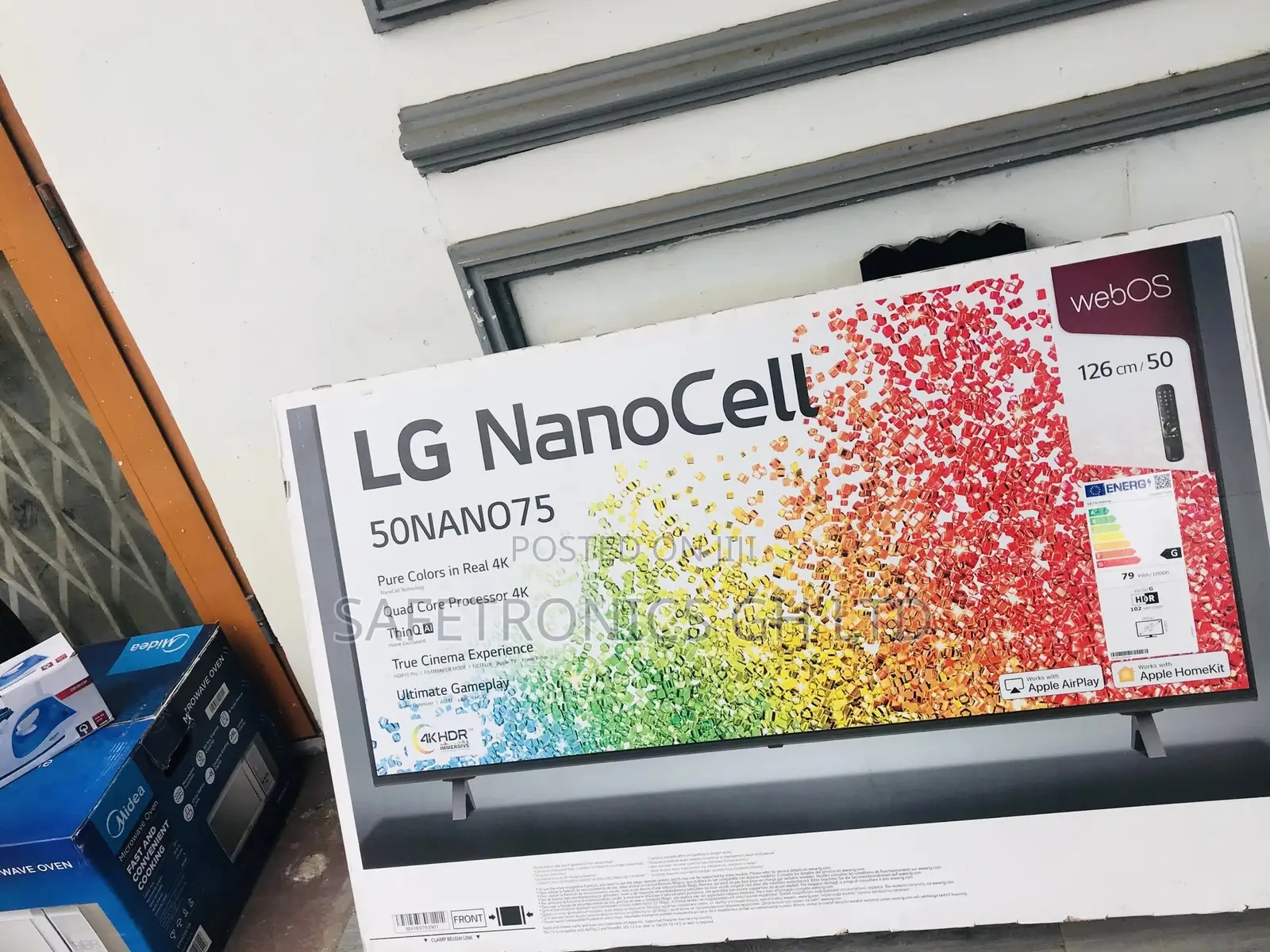 Smart LG Nano75 LED 50 Inches Glossy Tv