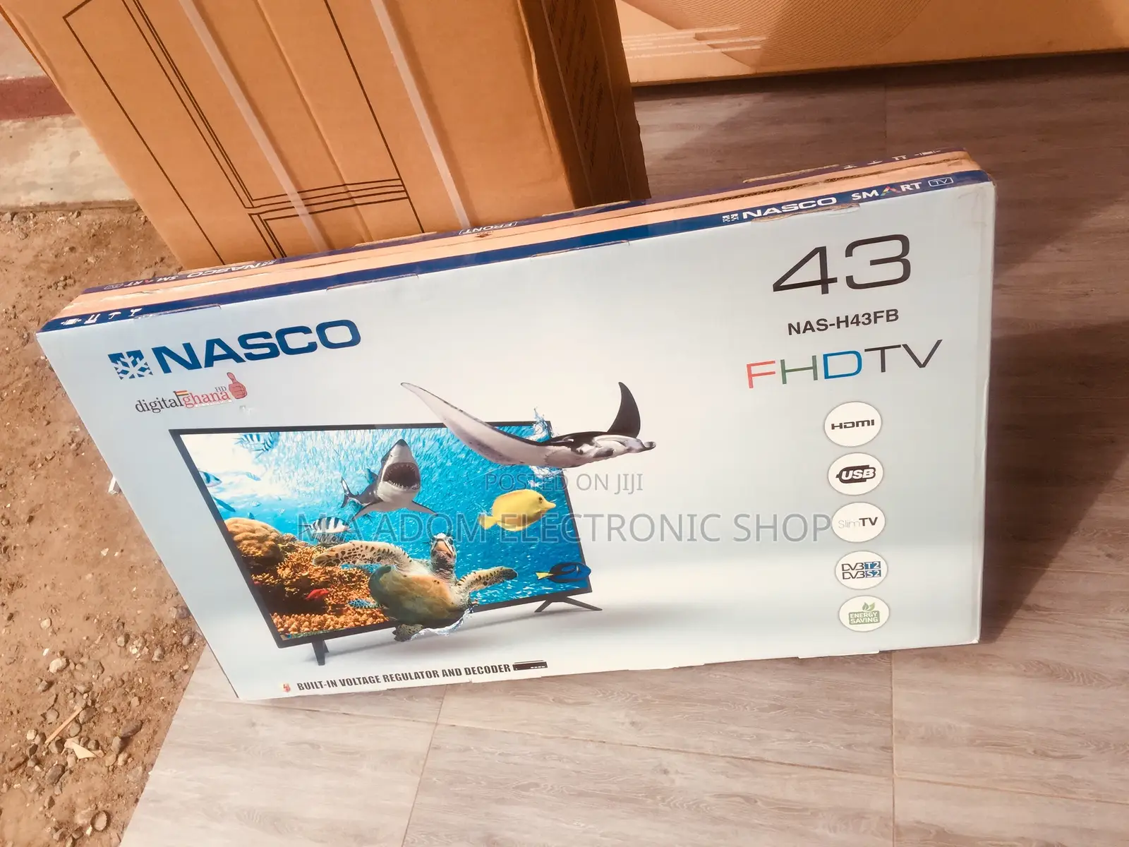 Resolution Nasco NAS-H43FB 43′′ LED Digital Satellite TV