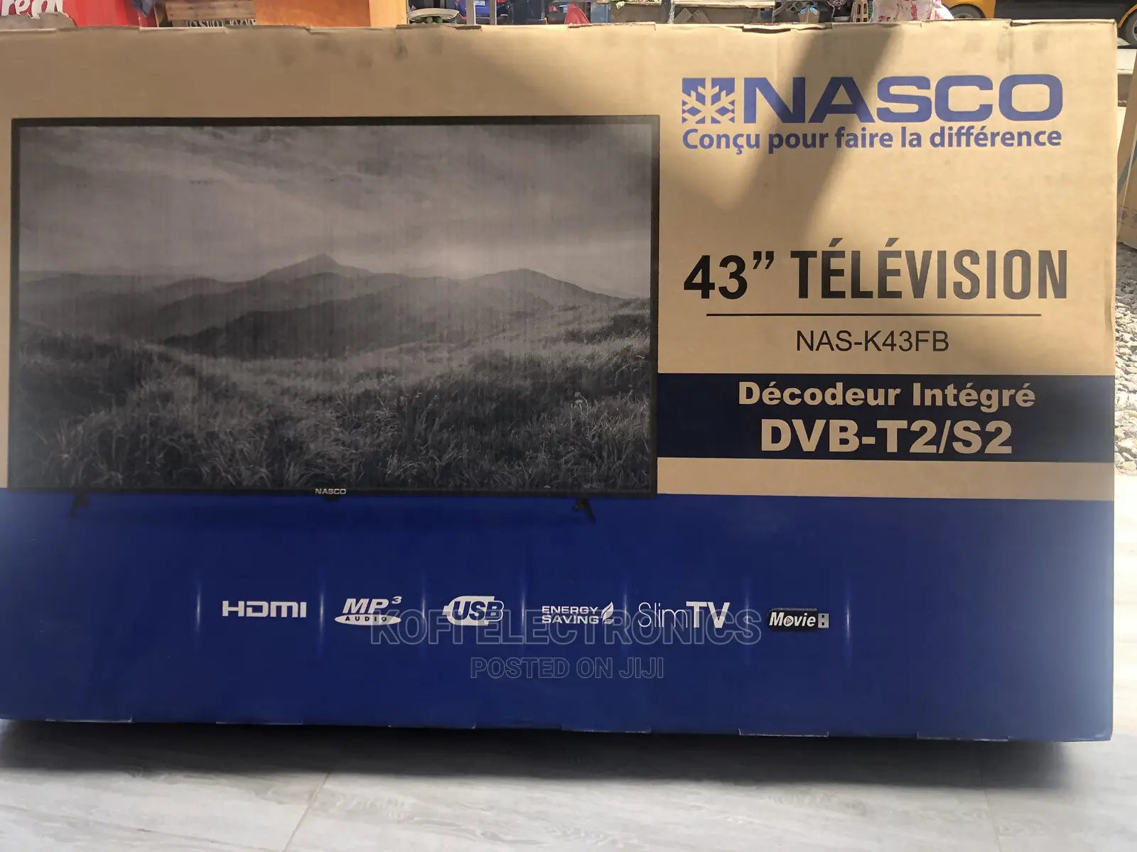 Nasco 43" LED Full HD Satellite TV