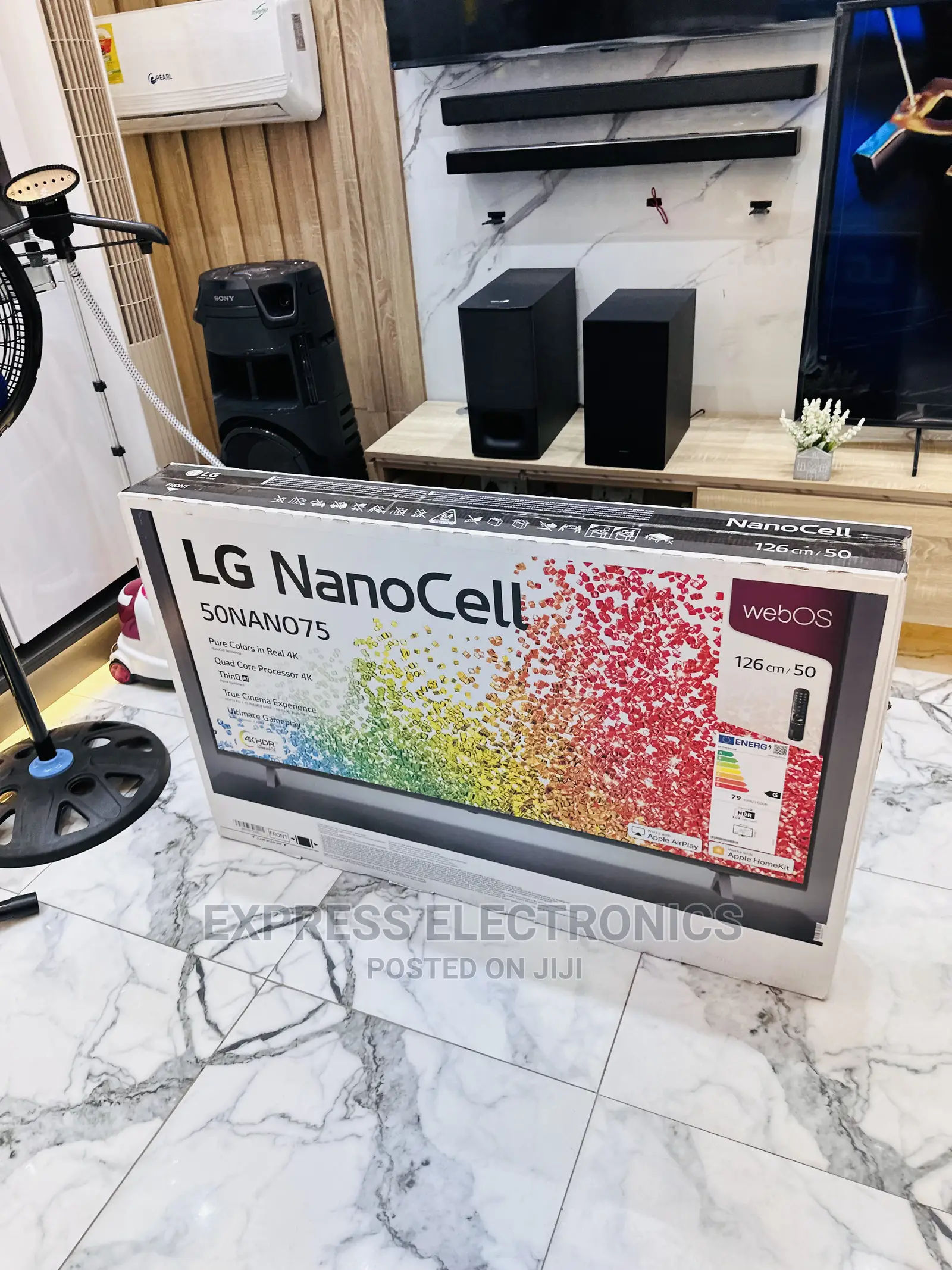 Glossy UHD Smart Nano756 LG 50”Nanocell