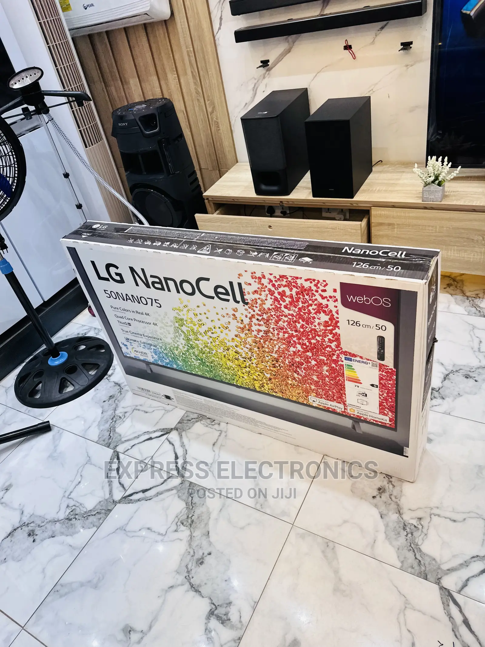 Glossy UHD Smart Nano756 LG 50”Nanocell